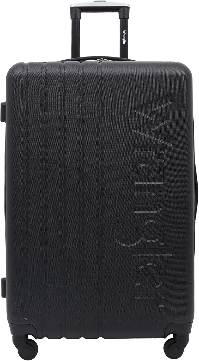 imageWrangler Quest Luggage Set Granite Gray 3 Piece Set 30quot26quot22quotBlack