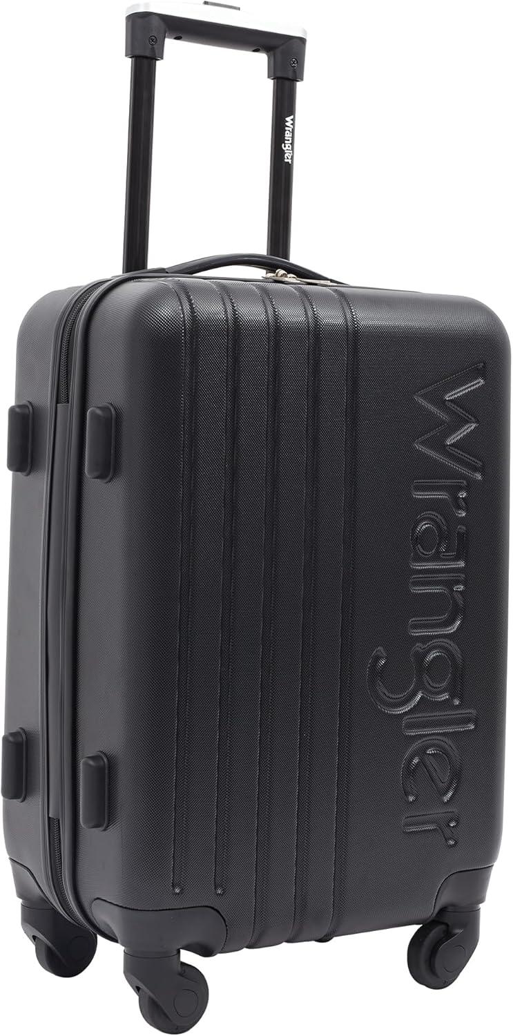 imageWrangler Quest Luggage Set Granite Gray 3 Piece Set 30quot26quot22quotBlack