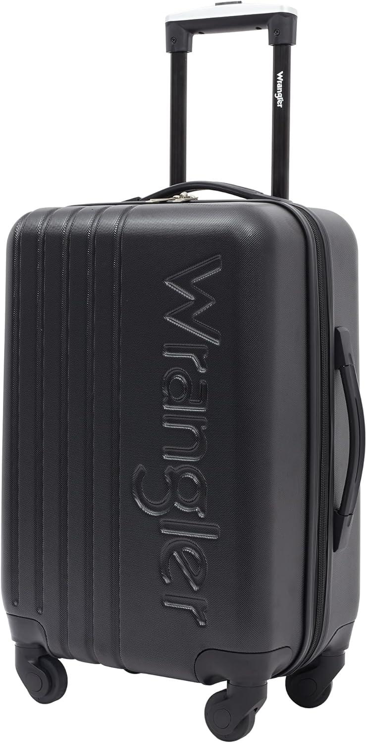 imageWrangler Quest Luggage Set Granite Gray 3 Piece Set 30quot26quot22quotBlack