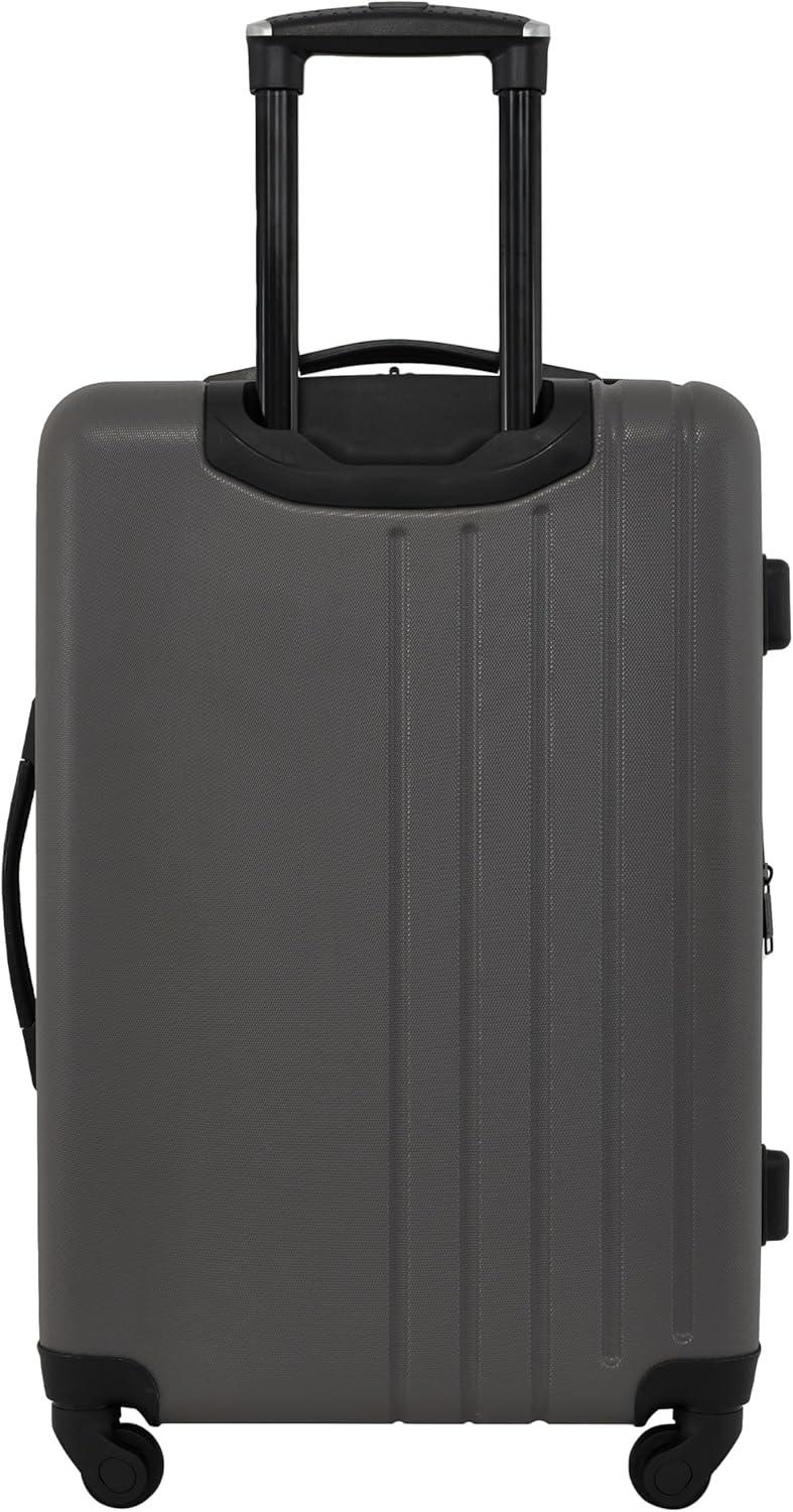 imageWrangler Quest Luggage Set Granite Gray 3 Piece Set 30quot26quot22quotGranite Gray