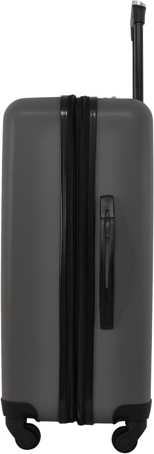 imageWrangler Quest Luggage Set Granite Gray 3 Piece Set 30quot26quot22quotGranite Gray