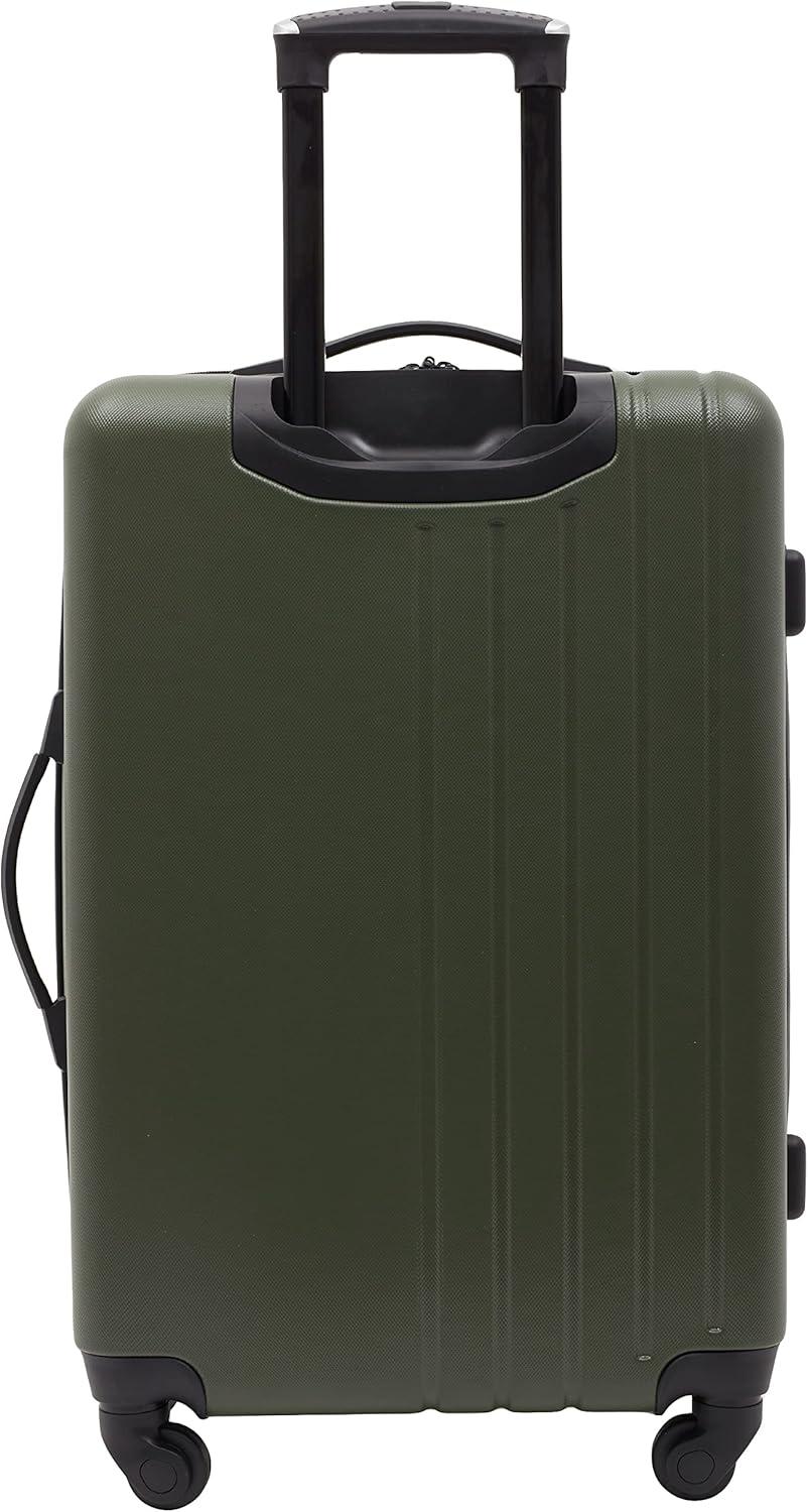 imageWrangler Quest Luggage Set Granite Gray 3 Piece Set 30quot26quot22quotOlive Green