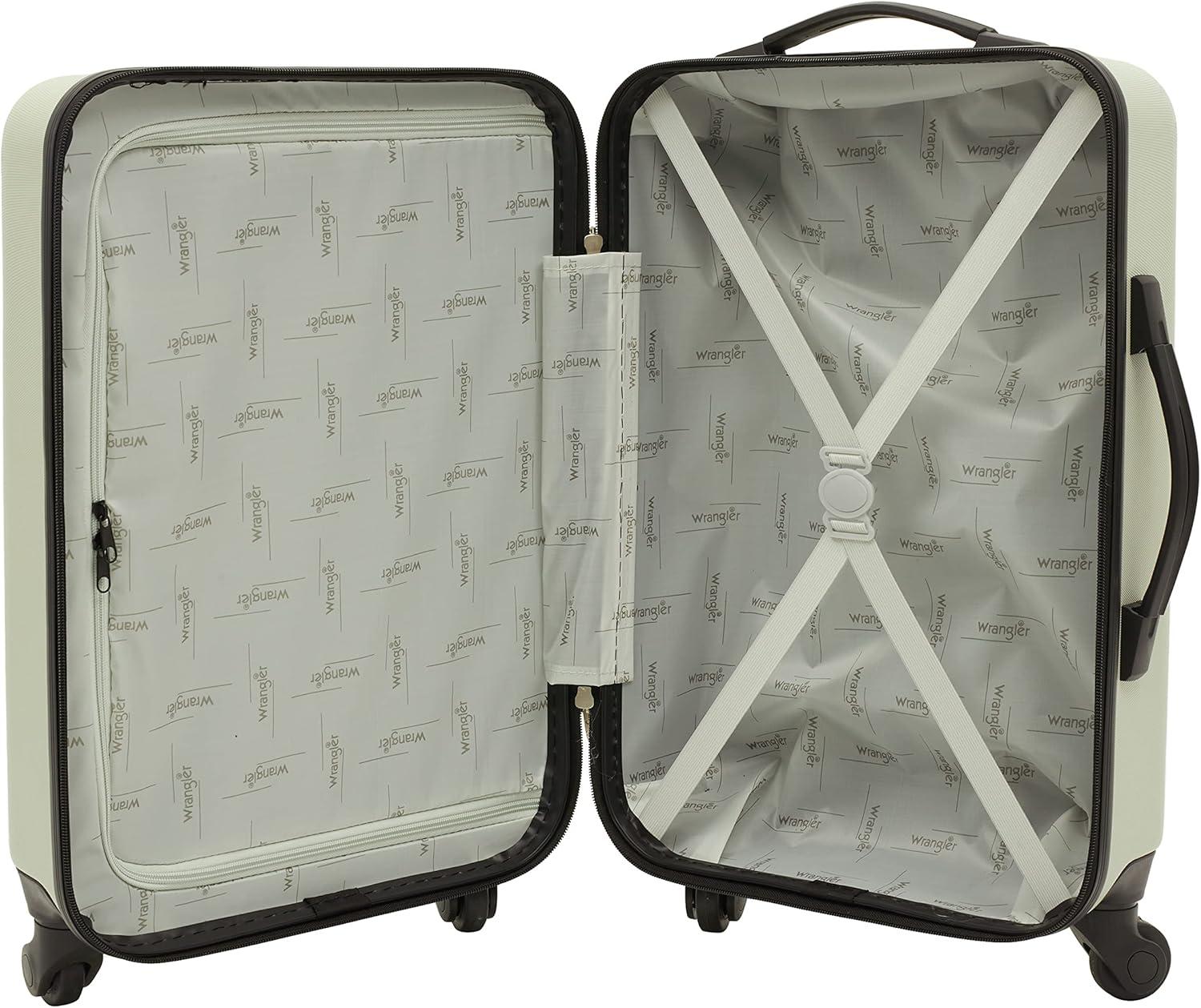 imageWrangler Quest Luggage Set Granite Gray 3 Piece Set 30quot26quot22quotPelican