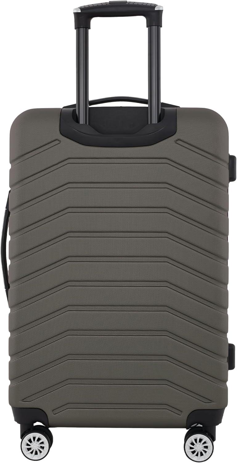 imageWrangler Tahoe 3 Piece Spinner Luggage Set BlackSmokey Olive