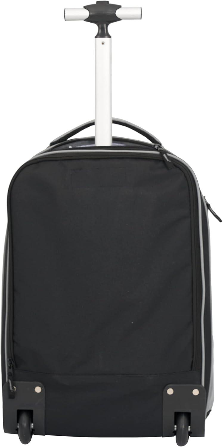 imageWrangler Travel Duffel or Backpack Dobson Set Charcoal 19quot Rolling BackpackCharcoal