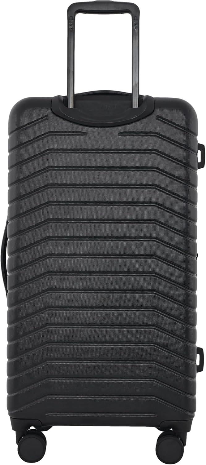 imageWrangler Trunk Spinner Suitcase Set Black 2 Luggage ampamp 2 Packing CubesBlack