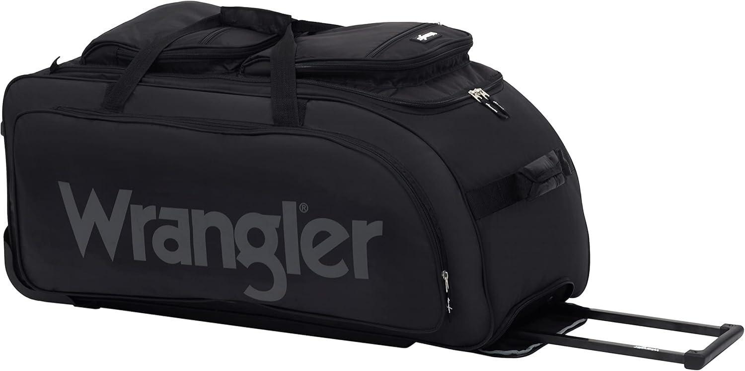 imageWrangler Wesley Rolling Duffel BagBlack