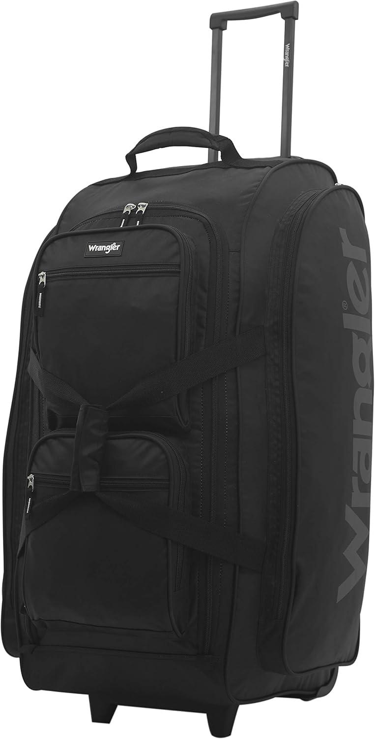imageWrangler Wesley Rolling Duffel BagBlack
