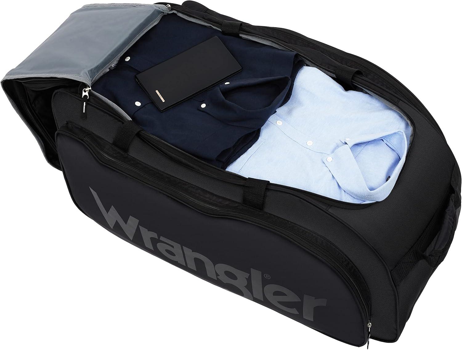 imageWrangler Wesley Rolling Duffel BagBlack