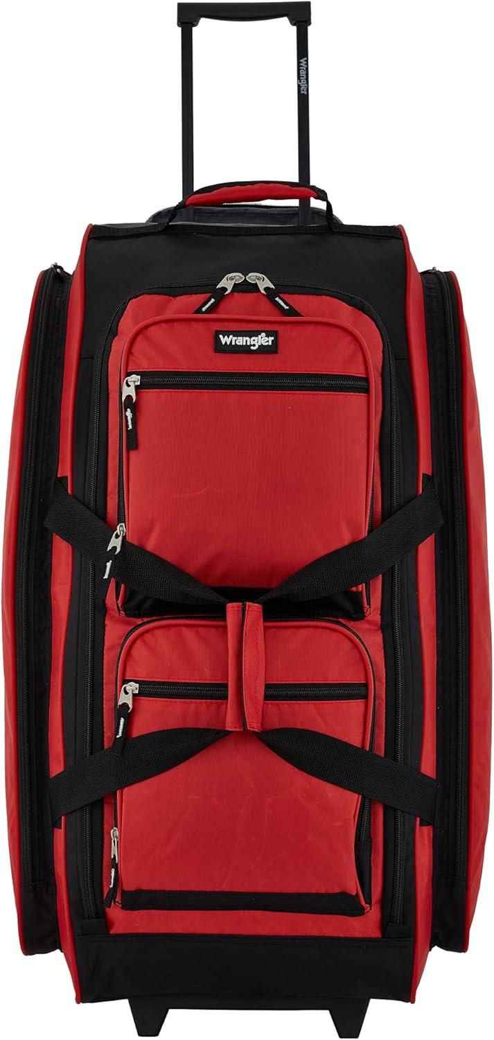 imageWrangler Wesley Rolling Duffel BagSalsa Red