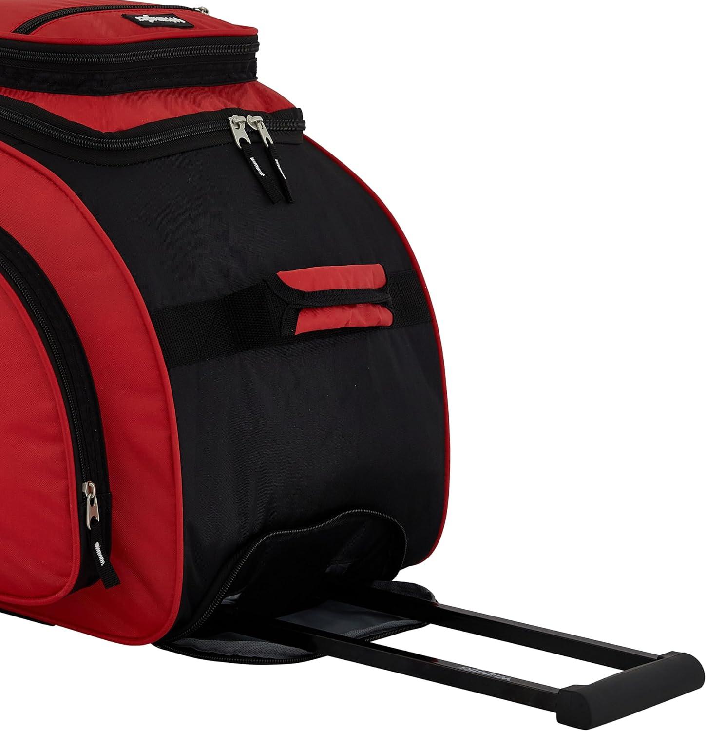 imageWrangler Wesley Rolling Duffel BagSalsa Red