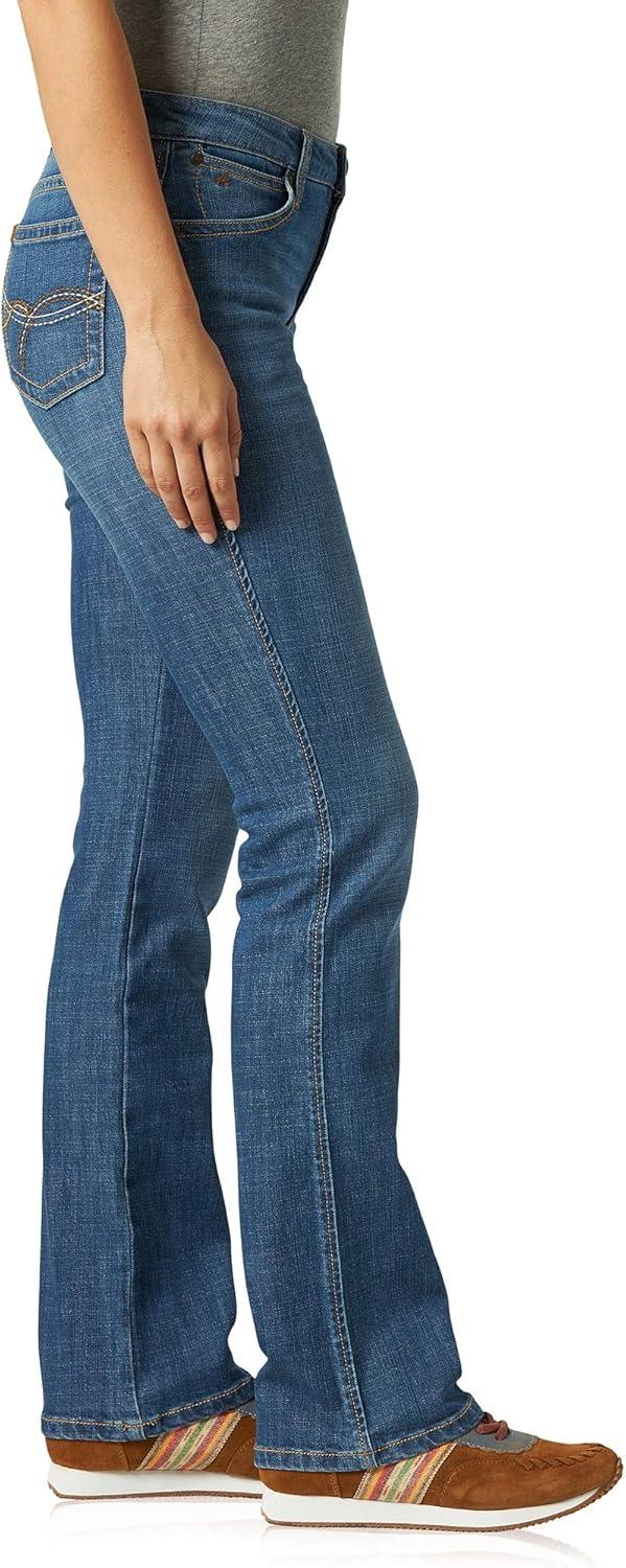 imageWrangler Womens Aura Instantly Slimming Mid Rise Boot Cut JeanGayle