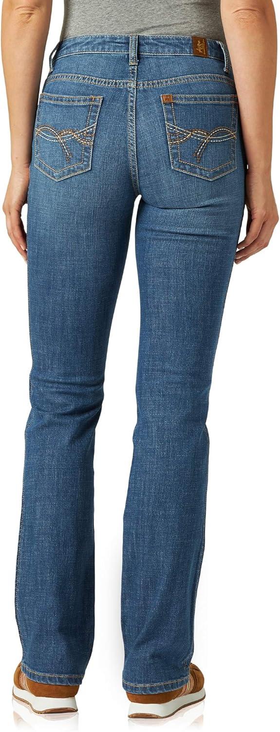 imageWrangler Womens Aura Instantly Slimming Mid Rise Boot Cut JeanGayle