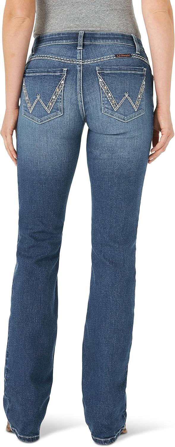 imageWrangler Womens Cowgirl Cut Low Rise Ultimate Riding JeanScarlett