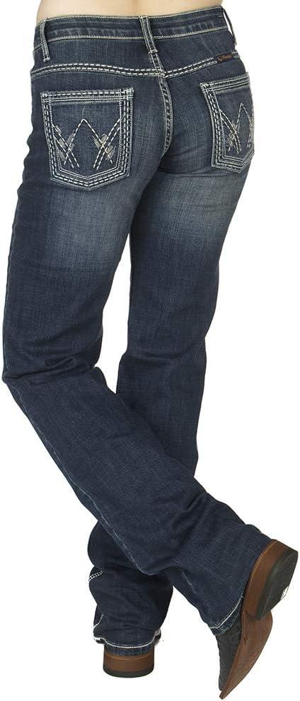 imageWrangler Womens Cowgirl Cut Low Rise Ultimate Riding JeanTalk of the Town