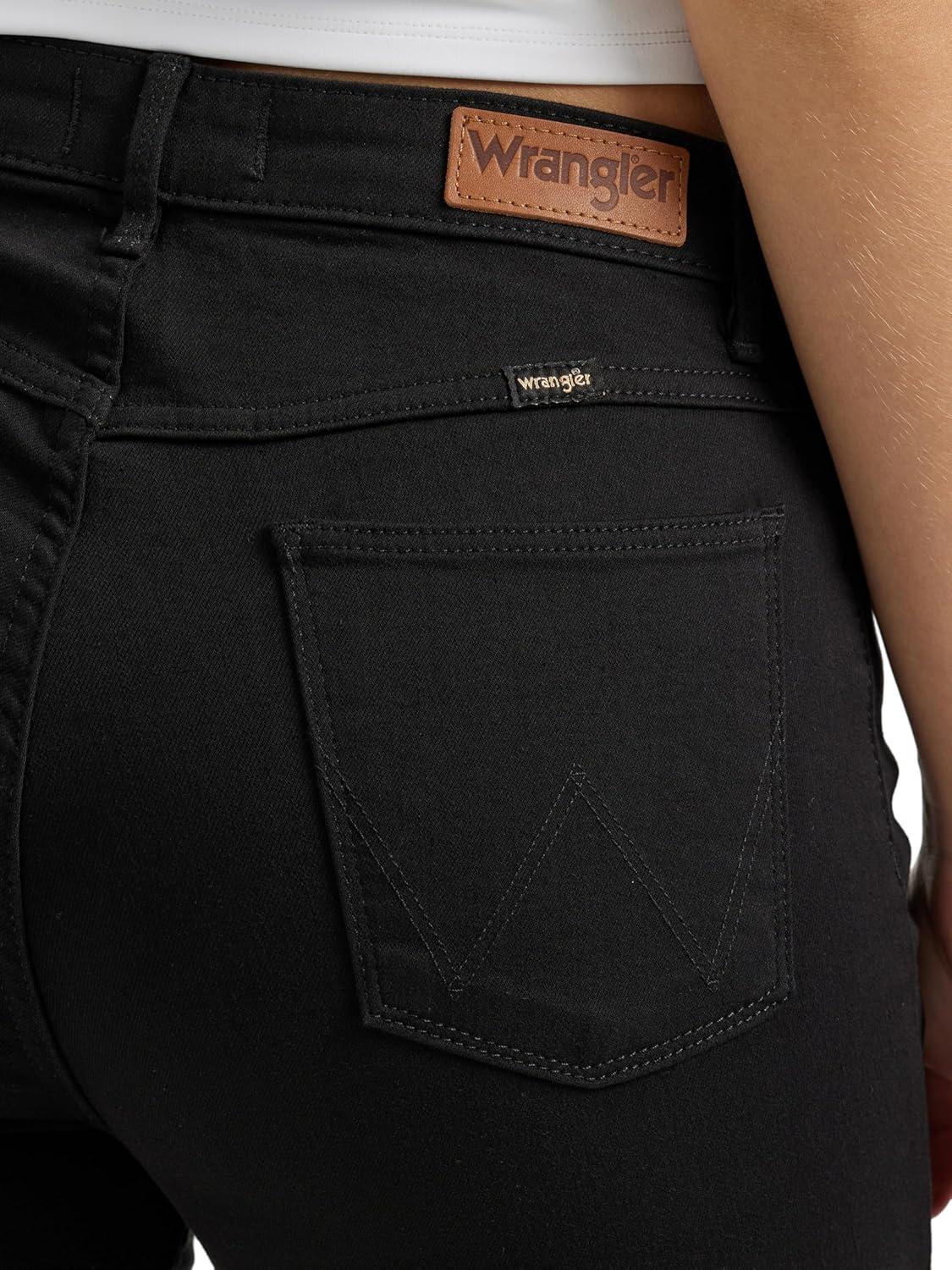 imageWrangler Womens High Rise Unforgettable Skinny JeanBlack