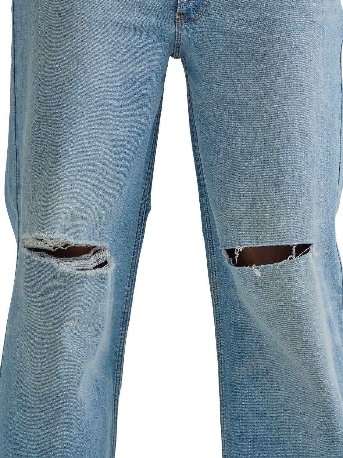 imageWrangler Womens HighRise Loose Fit JeanRough Stream