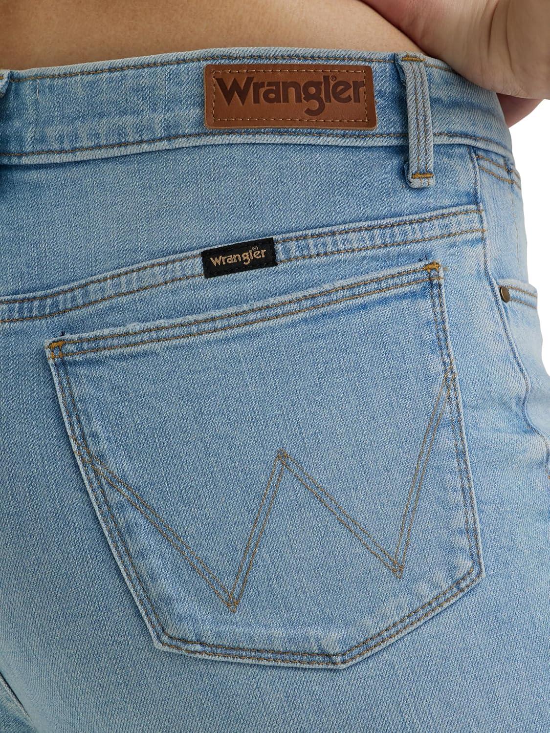 imageWrangler Womens HighRise Loose Fit JeanRough Stream