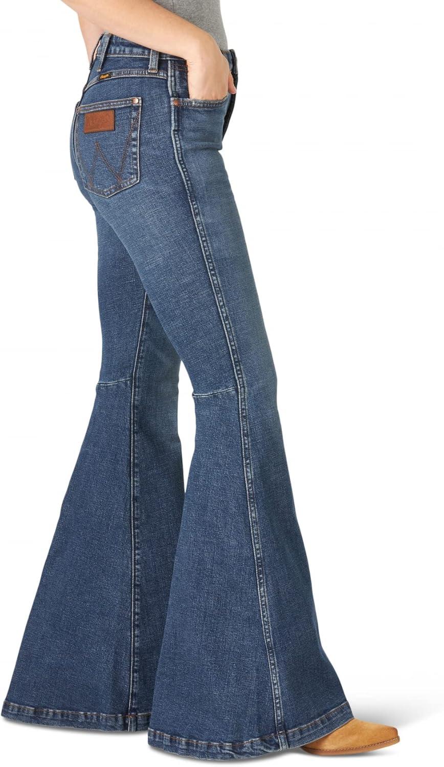 imageWrangler Womens Retro High Rise FlarePaige