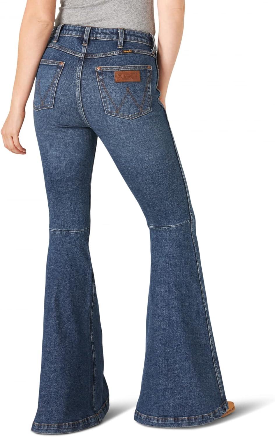 imageWrangler Womens Retro High Rise FlarePaige