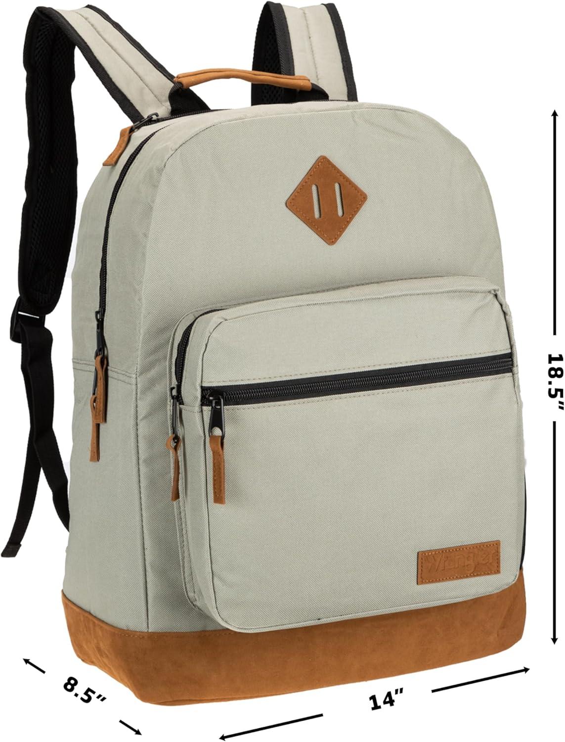 imageWrangler Yellowstone Sturdy Backpack for Travel Classic Logo Water Resistant Casual Daypack for Travel with Padded Laptop Notebook Sleeve Wild WestSgg