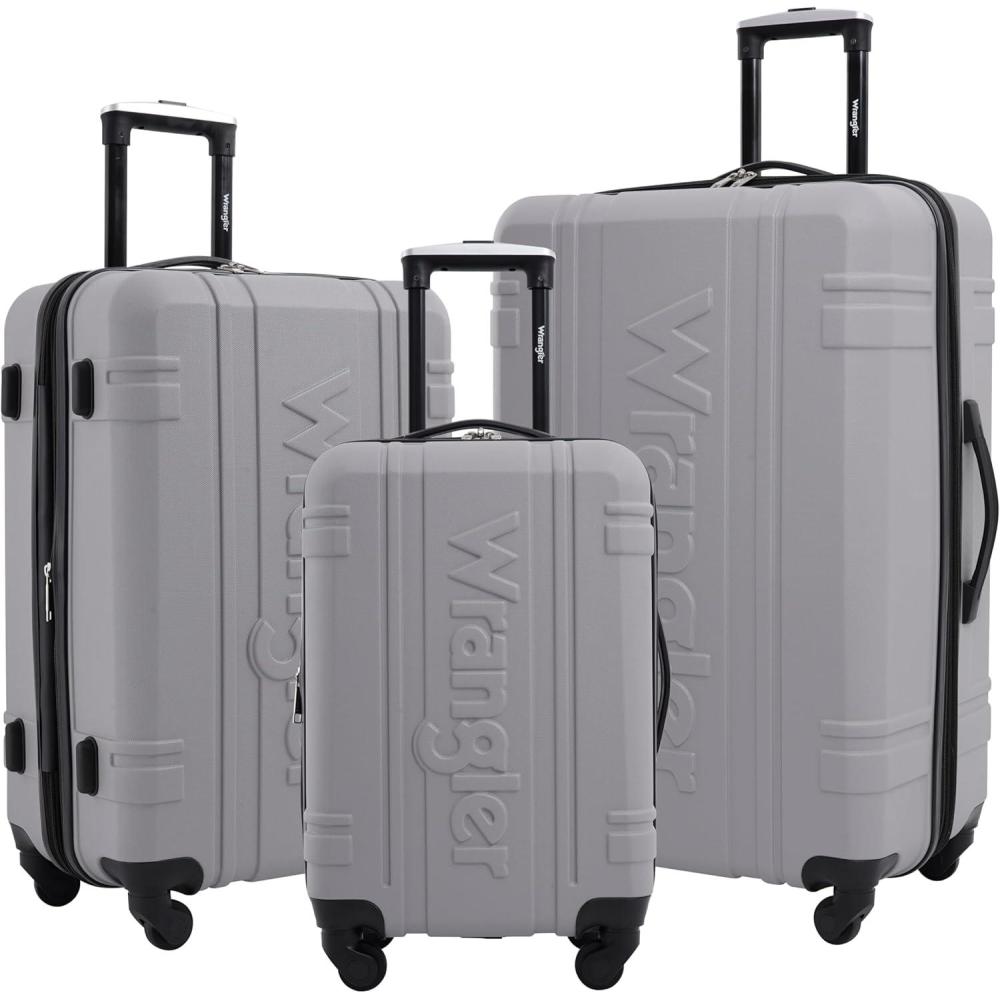 imageWrangler 3 Piece Astral Travel Luggage Set FogSharkskin