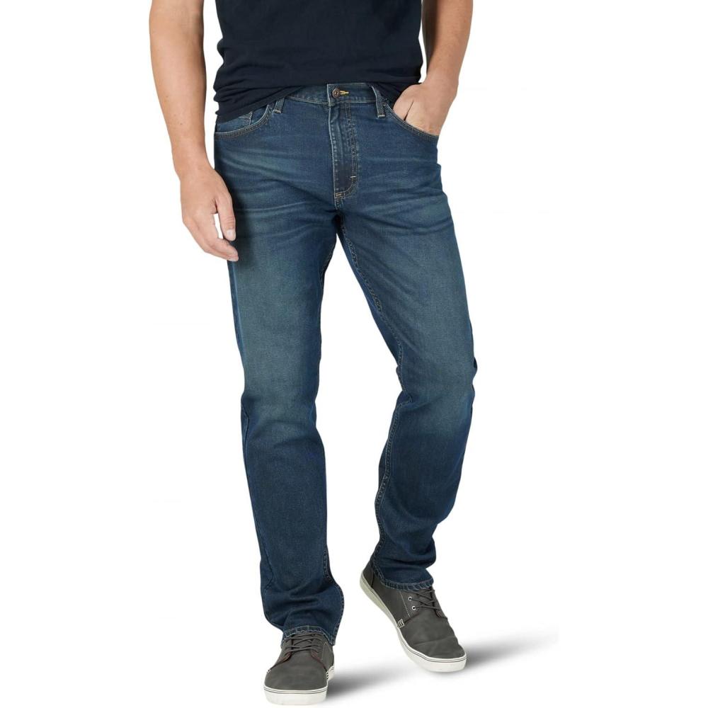 imageWrangler Authentics Mens Athletic Fit Stretch JeanHenry