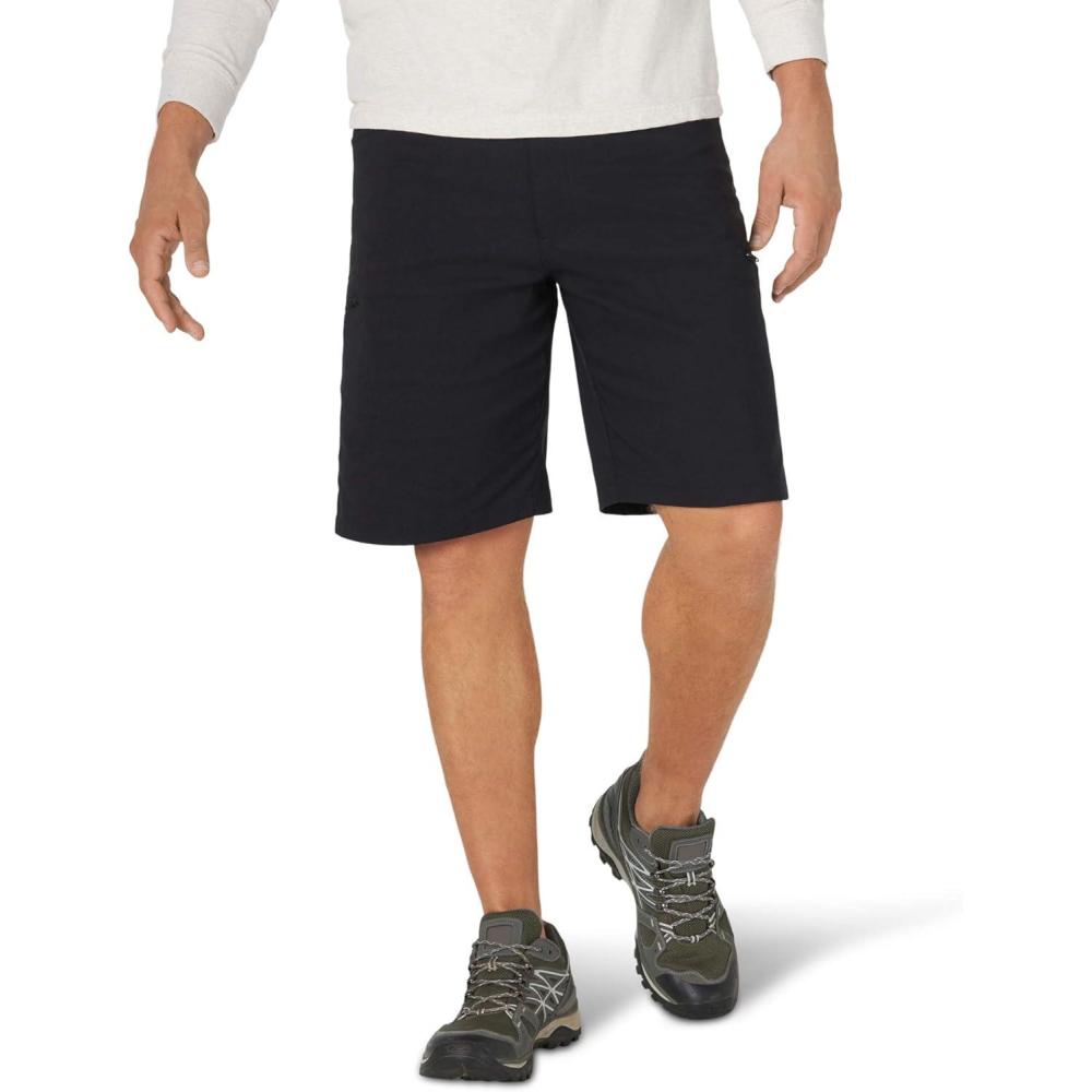 imageWrangler Authentics Mens Performance Comfort Flex Cargo ShortBlack