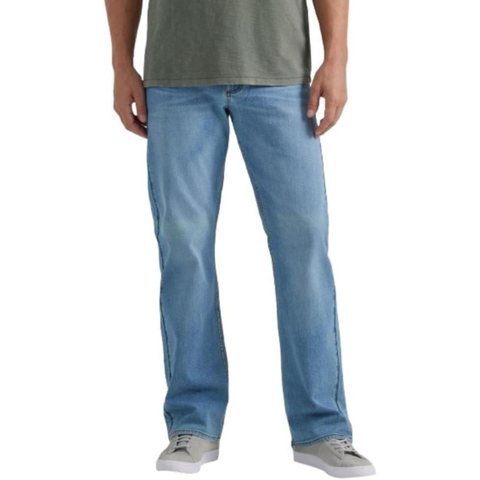 imageWrangler Authentics Mens Relaxed Fit Boot Cut JeanDuncan