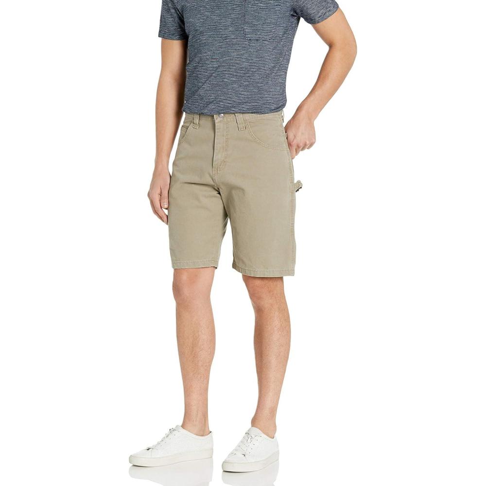 imageWrangler Authentics mens Loose Fit Carpenter ShortMilitary Khaki