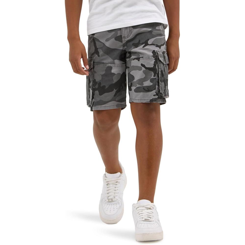 imageWrangler Boys Charge Cargo ShortJungle Anthrcite Camo