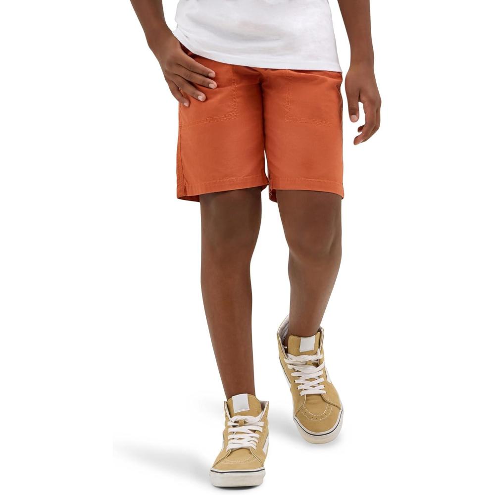 imageWrangler Boys Coastal Crew Utility ShortBurnt Brick