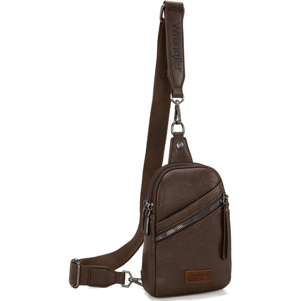 imageWrangler Crossbody Sling Bag for Women Fanny Packs Chest Bags for TravelUrbancamel