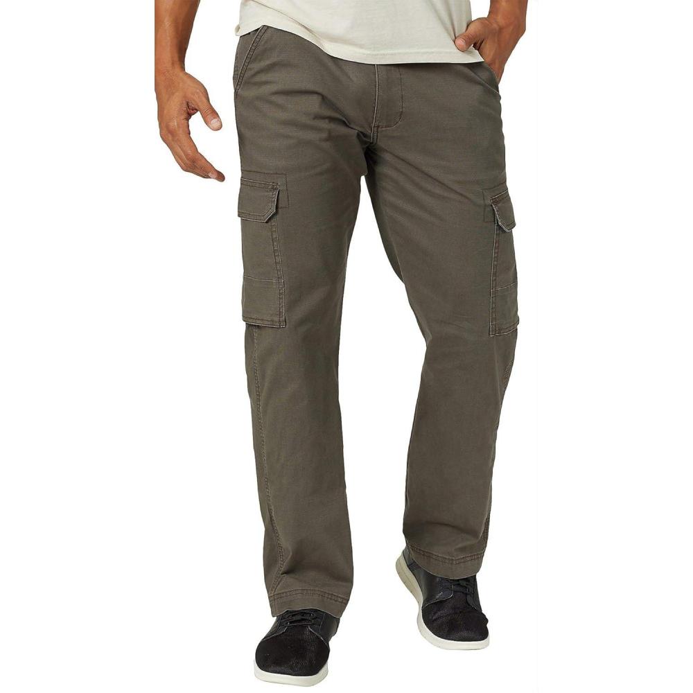 imageWrangler Genuine Mens Twill Cargo PantsOlive Green