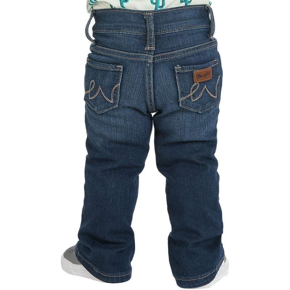 imageWrangler Infant Girls 5 Pocket JeansMedium Blue