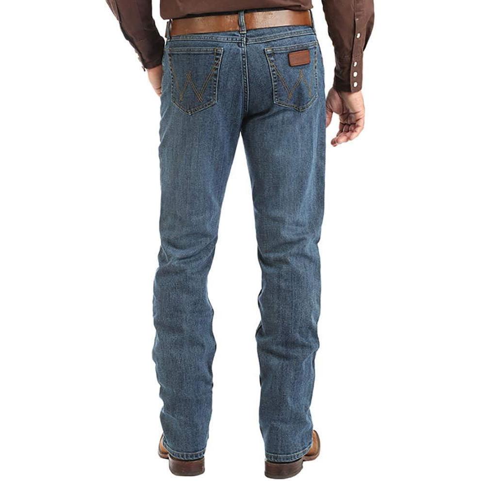 imageWrangler Mens 20X 02 Active Flex Competition Slim Fit Stone Blue JeansStone Blue