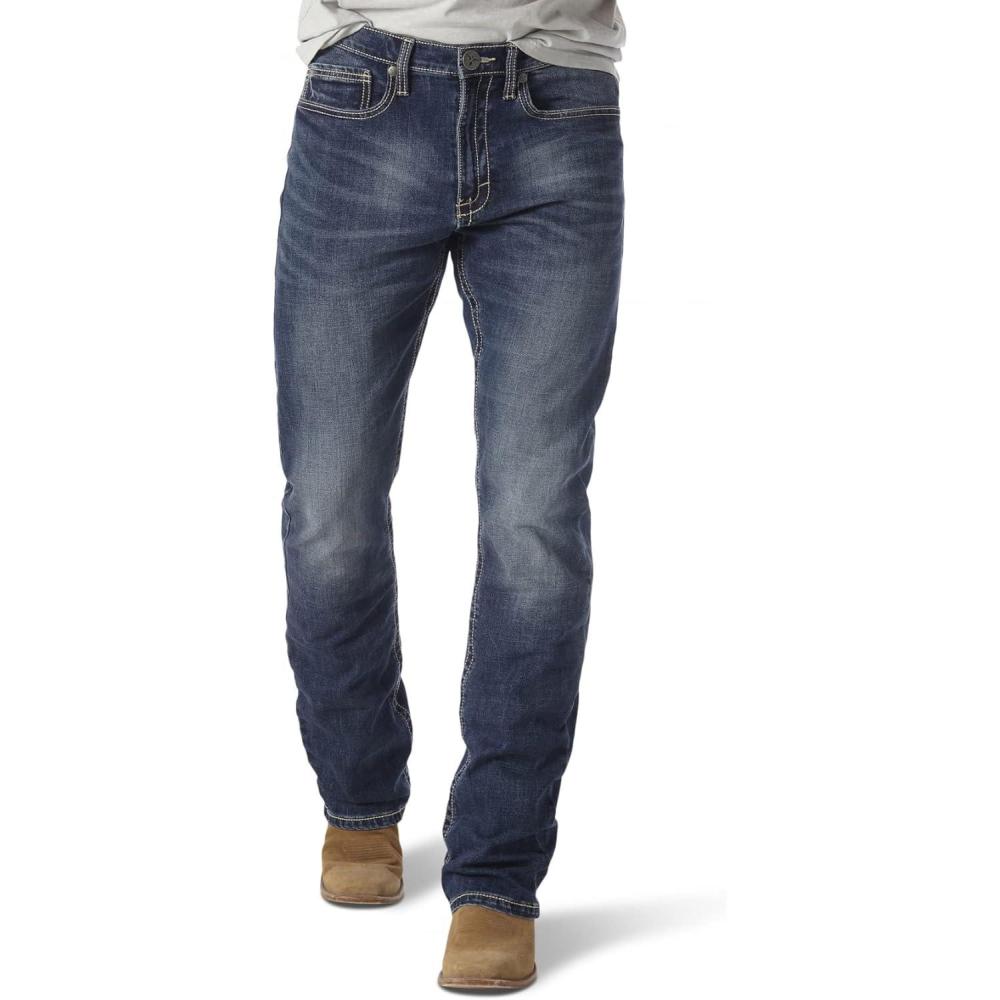 imageWrangler Mens 20X 42 Vintage Bootcut Sorrel JeanMidland