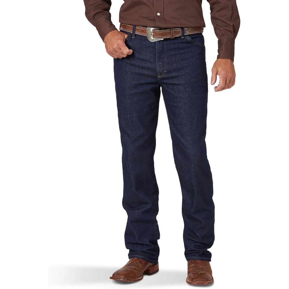 imageWrangler Mens Cowboy Cut Active Flex Slim Fit JeanPrewash