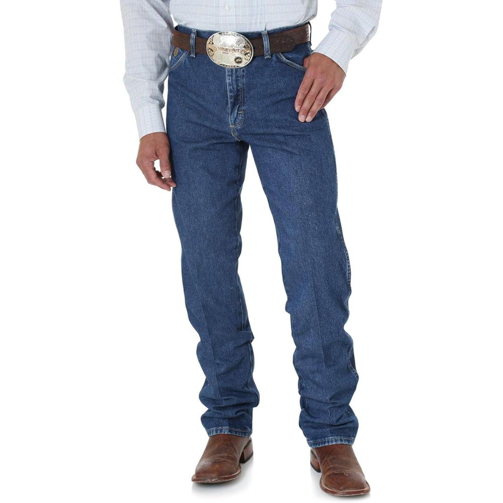 imageWrangler Mens George Strait Cowboy Cut JeansDenim