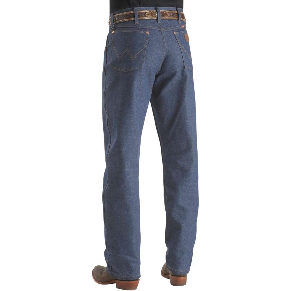 imageWrangler Mens George Strait Cowboy Cut JeansRigid Indigo