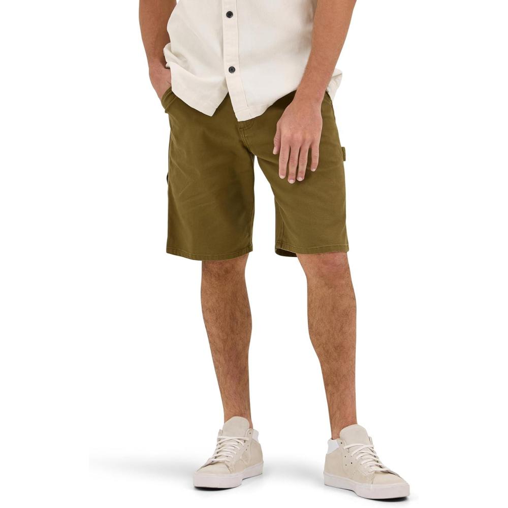 imageWrangler Mens Mens Carpenter ShortsMilitary Olive
