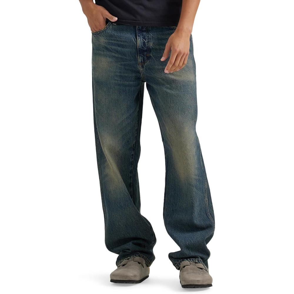 imageWrangler Mens Mens Deconstructed Loose Fit JeanIdioteque