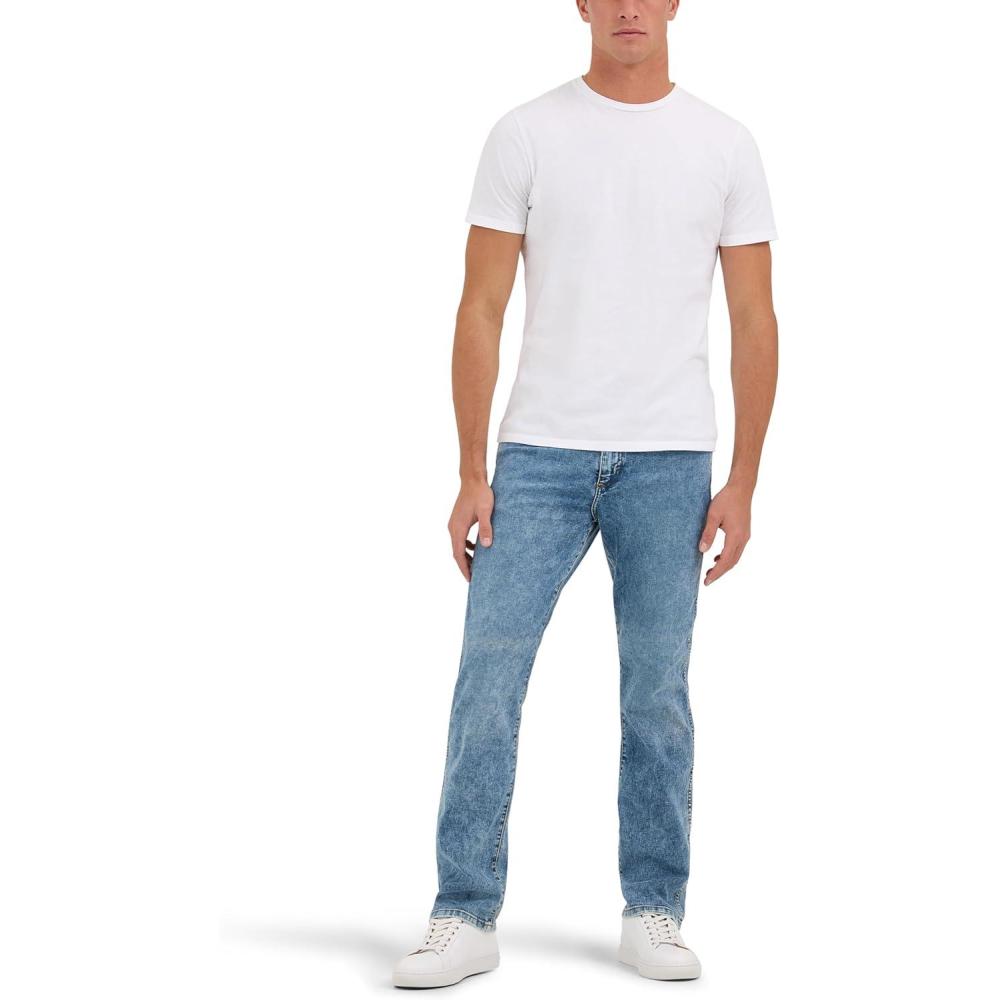 imageWrangler Mens Slim Straight JeansAcid Wash