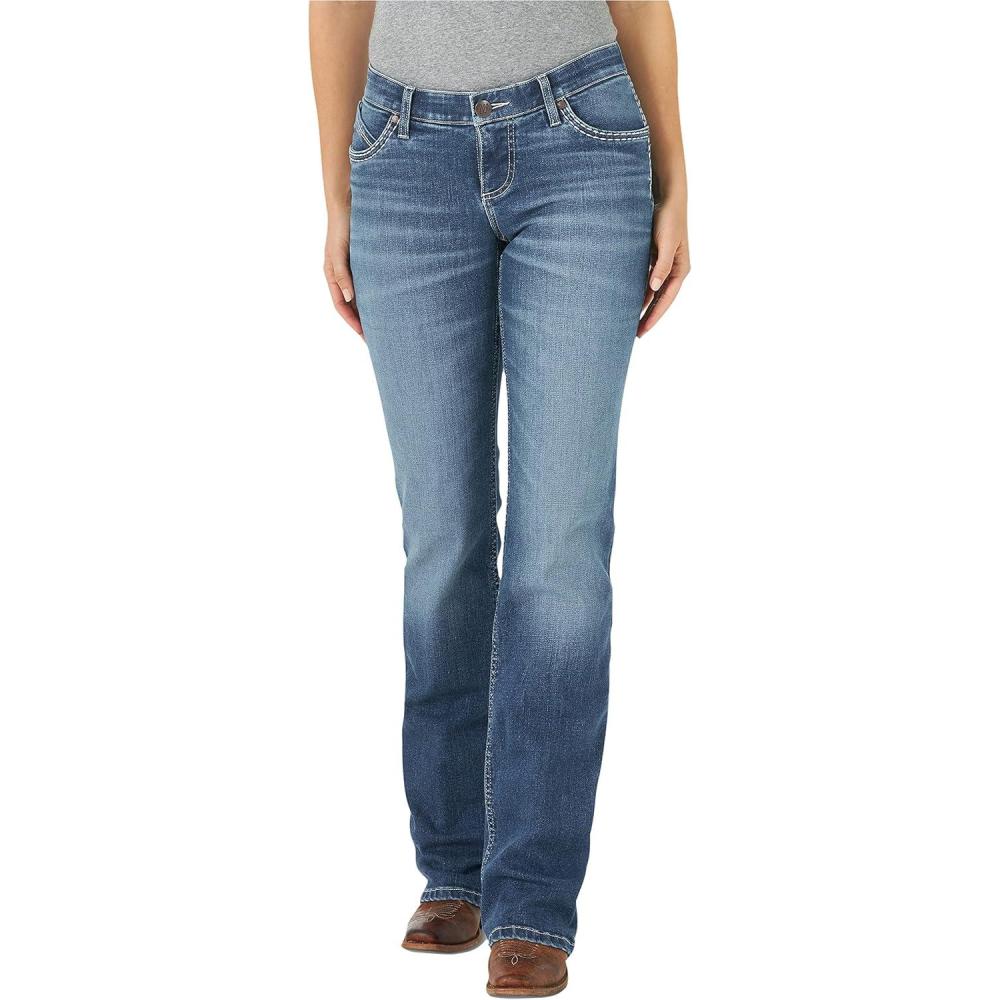 imageWrangler Womens Cowgirl Cut Low Rise Ultimate Riding JeanScarlett