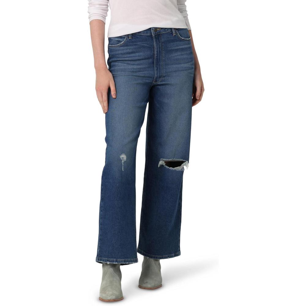 imageWrangler Womens HighRise Loose Fit JeanRiviera