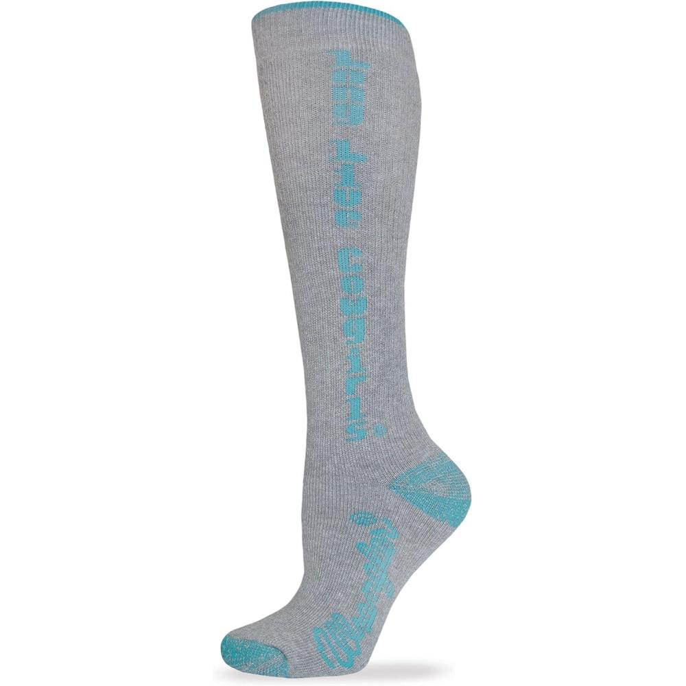 imageWrangler Womens Long Live Cowgirls Boot Socks 2 Pair PackTeal