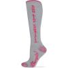 imageWrangler Womens Long Live Cowgirls Boot Socks 2 Pair PackPink