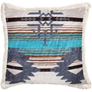 Carstens Lone Mountain Throw Pillow, Blue