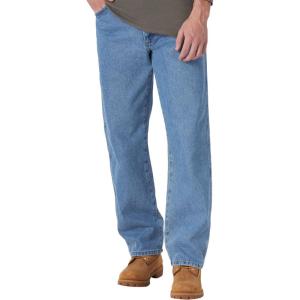 Rustler Mens Classic Regular Fit Jean(Stonewash)