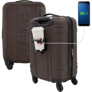 Wrangler 20″ Astral Hardside Carry-On Luggage, Cedar(Cedar)